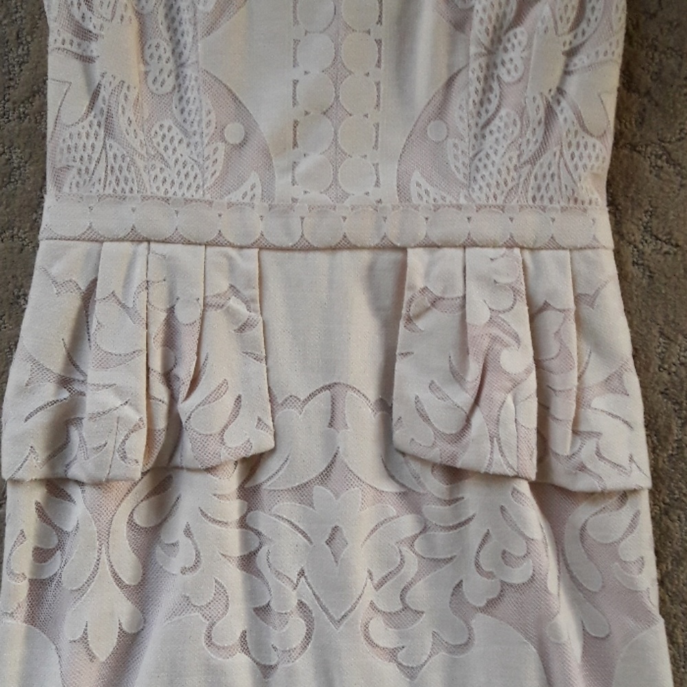 BCBG Max Azria Lace Peplum Dress-Still Has Tags - Picture 3 of 6